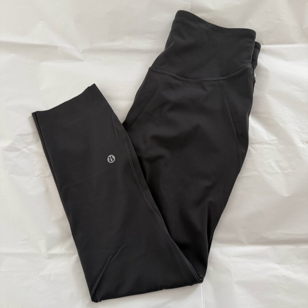 Lululemon Base Pace High-Rise Crop 23" - Graphite Grey - Size 6